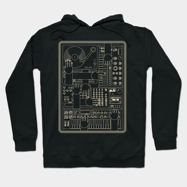 Music producer Beatmaker Electronic musician Hoodie by Mewzeek_T